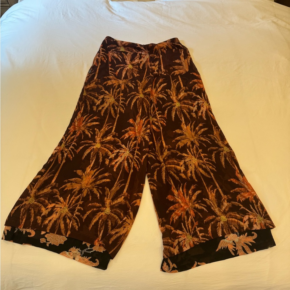 Scotch & Soda Tropical Print Wide Leg Pants - Picture 5 of 9